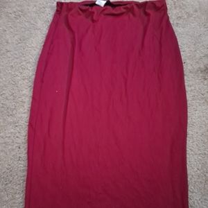 Maroon skirt